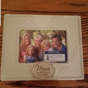 Cream Picture Frame with Bible Verse